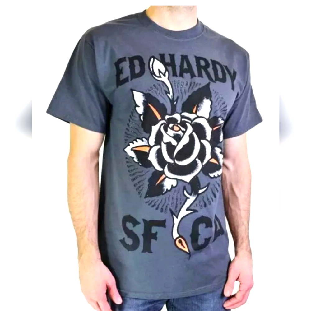 ED HARDY by Christian Audigier Vintage Tee Size XXL NWT